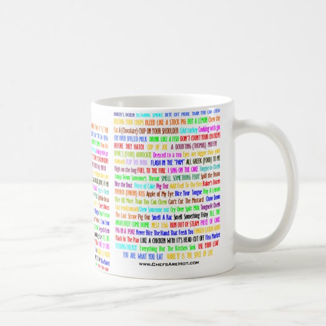 SIE KULINARISCHES IDIOM! KAFFEETASSE (Rechts)