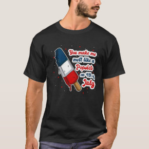 Sie lassen mich am 4. Juli wie ein Popsikel schmel T-Shirt