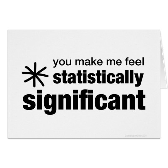 Sie lassen mich bedeutend statistisch mich fühlen karte