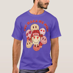 Sie lassen mich Retro-Schmelzen glückliche Gesicht T-Shirt