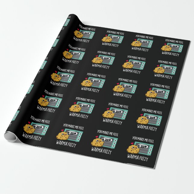 Sie lassen mich wärmen und schwindelig Oven Pun Da Geschenkpapier (Ungerollt)