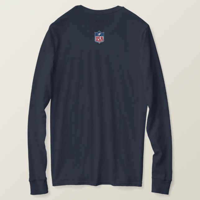 Sie Liebe D Shirt Dallas cool amerikanische Flagge (Design Rückseite)
