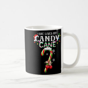 Sie liebt meinen Zuckerstangen-Weihnachtsmann, ich Kaffeetasse
