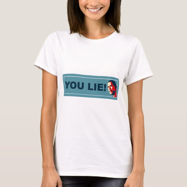 Sie liegen T-Shirt (Vorderseite)