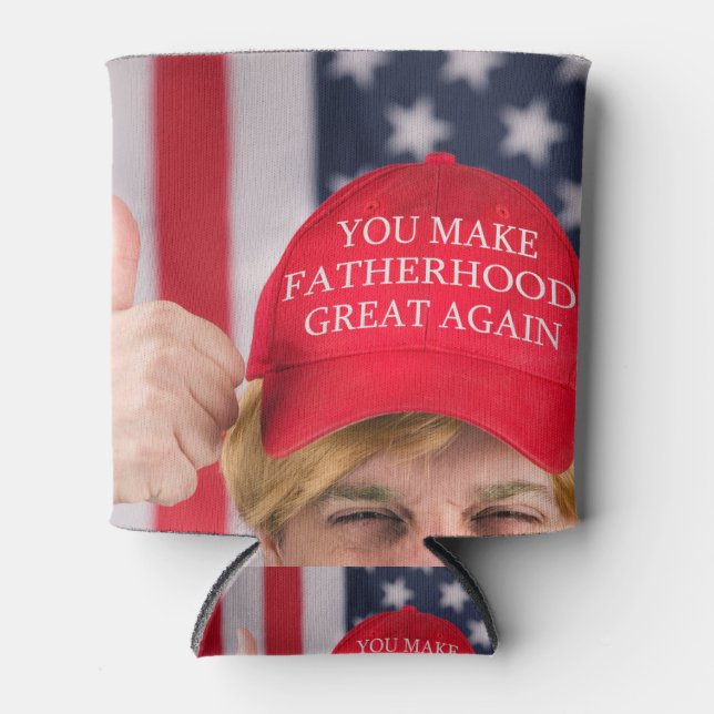 Sie machen die Vaterschaft wieder groß für Trump Dosenkühler (Vorderseite)