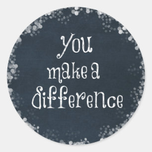 Sie machen ein anderes Angebot Runder Aufkleber