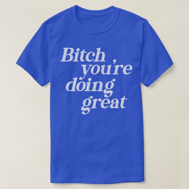 Sie machen ein Motivierend Typografie-Design T-Shirt (Design vorne)