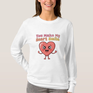 Sie machen mein Herz lächeln - Niedlicher Cartoon  T-Shirt