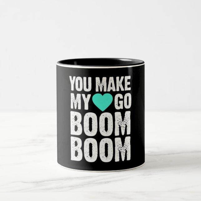 *SIE MACHEN MEIN HERZEN ZUM BOOM* TASSE (Mittel)