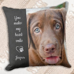 Sie machen meinen Hund zum Herzenslächeln zu einem Kissen<br><div class="desc">Feiern Sie Ihren besten Freund mit einem individuellen Gedenkkissen für Haustiere. Dies ist das perfekte Geschenk für sich, Familie oder Freunde, um die Liebsten zu ehren. Wir hoffen, dass Ihr Foto Kissen Ihnen Freude, Frieden und glückliche Erinnerungen bringen wird. Zitat " Sie machen mein Herz lächeln " COPYRIGHT © 2020...</div>