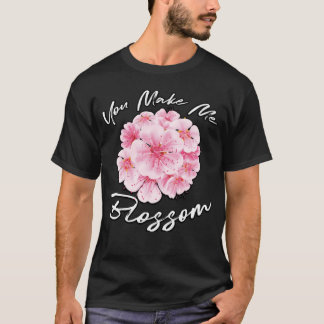 Sie machen mich Blossom Blumendesigner Florist Puf T-Shirt