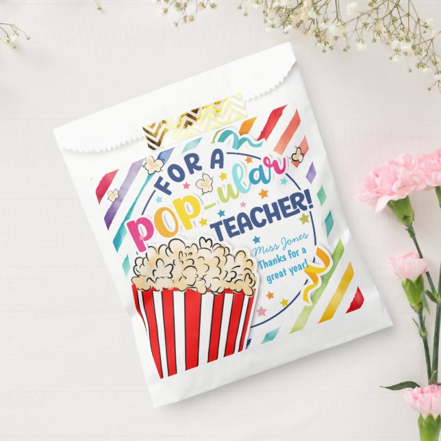 Sie machen mich Pop Dank Popcorn Freiwilligen Geschenktütchen (Versiegelt)
