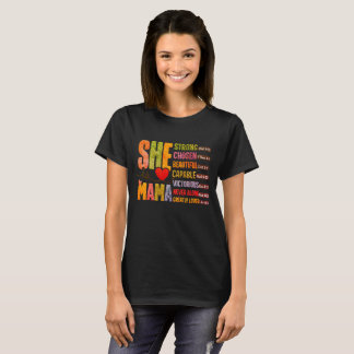Sie Mama Faith Bibel Unterstützung T-Shirt