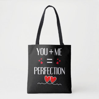 Sie + Me = Perfektion - Niedliches Couple Design Tasche