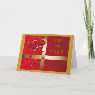 "SIE" - MEIN GESCHENK, DAS DAS GANZE JAHR ÜBER LAN FEIERTAGSKARTE