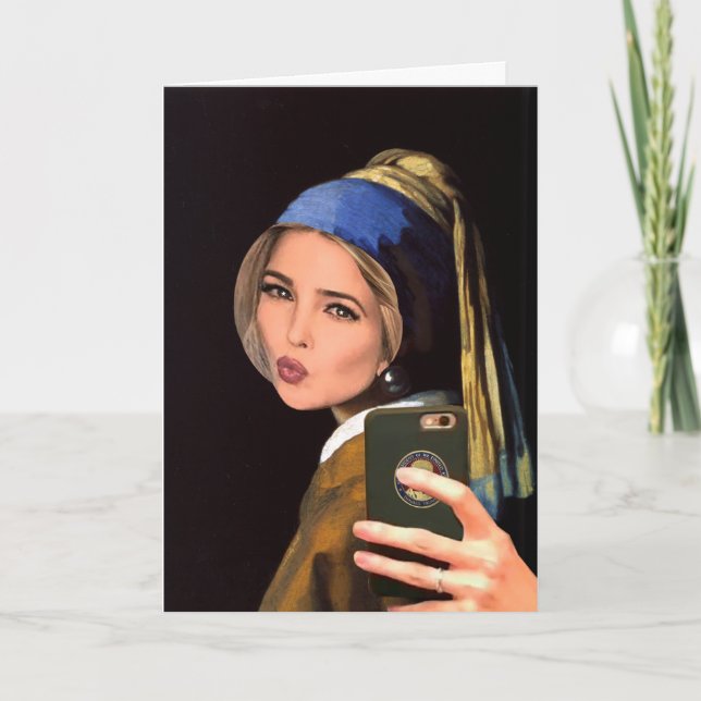 Sie, meine Selfie und ich individuell anpassbare G Karte (Vorderseite)