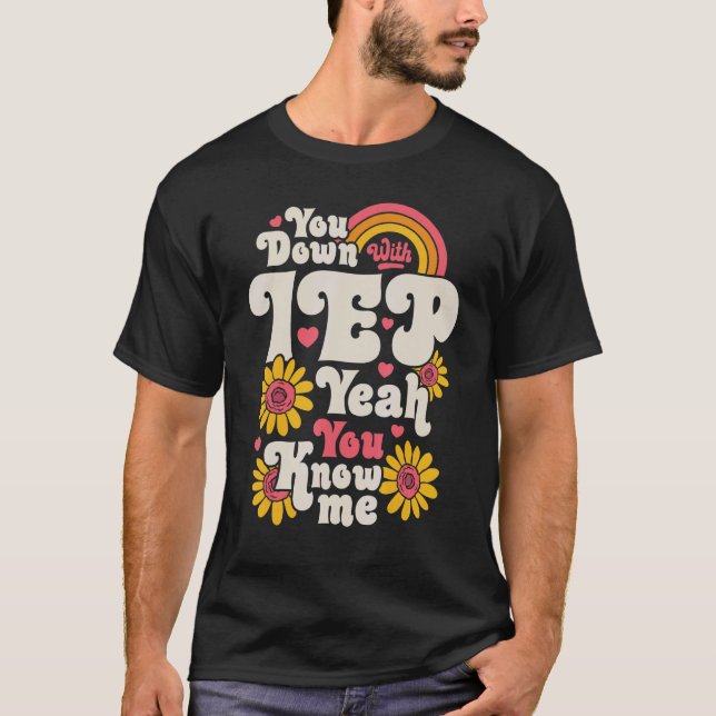 Sie mit IEP SPED Lehrer Special Bildung T-Shirt (Vorderseite)