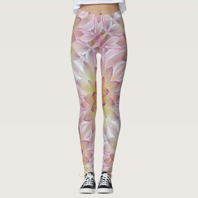 Sie mit Liebe blühen Leggings (Vorderseite)