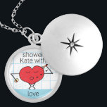 Sie mit Liebe duschen: Bridal Medaillon<br><div class="desc">Dusche deine Freundin mit Liebe auf ihrem Brautparty, mit diesem Schrank. Originalwerk; c) Sharon Lee Hudson. Alle Rechte vorbehalten.</div>