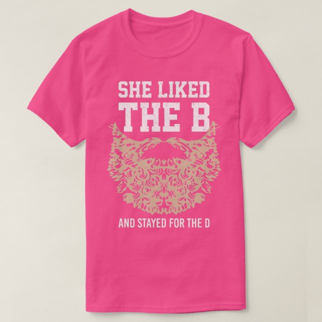 Sie mochte das B und bleibe für das Bärentier D T-Shirt (Design vorne)