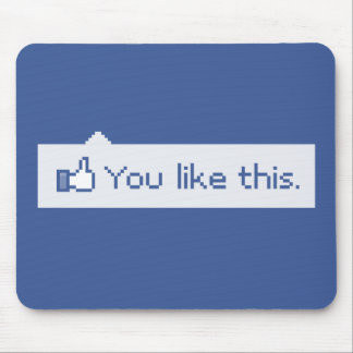 Sie mögen dieses lustige Facebook Mousepad