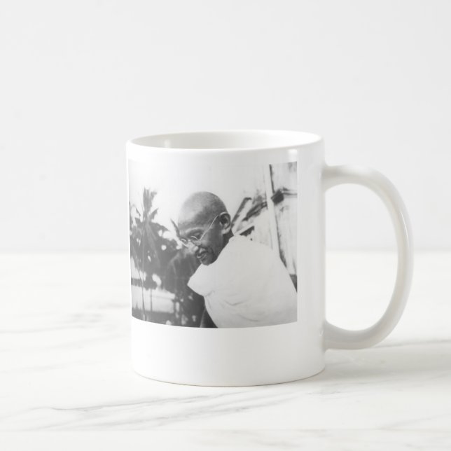 "Sie müssen die Änderung sein, die Sie im wor Kaffeetasse (Rechts)