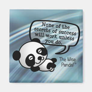 Sie müssen für Erfolg schwer arbeiten Magnet