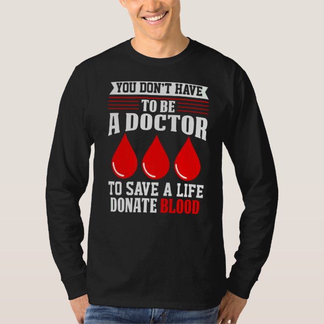 Sie müssen kein Arzt sein, ein rotes Kreuz T-Shirt (Vorderseite)