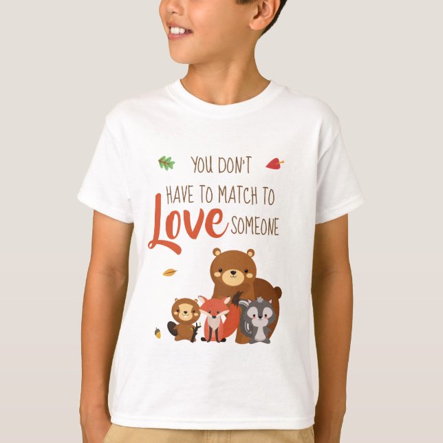 Sie müssen nicht an Liebe jemand anpassen - T-Shirt (Vorderseite)