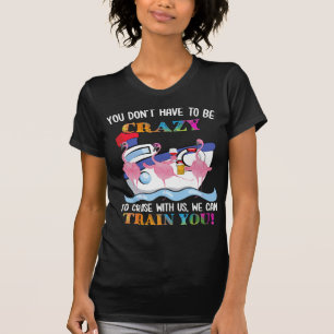 Sie müssen nicht verrückt sein, um uns Flamingo T-Shirt