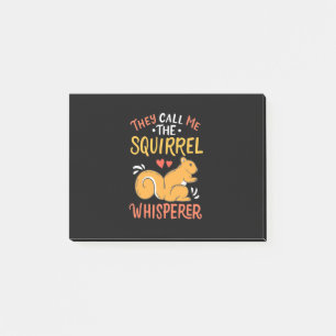 Sie nennen mich das Eichhörnchen Whispern Post-it Klebezettel