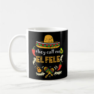 Sie nennen mich El Jefe Guitar Cinco De Mayo Music Kaffeetasse