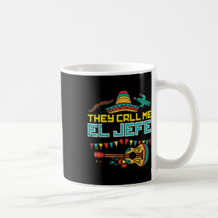 Sie nennen mich El Jefe Guitar Cinco De Mayo Music Kaffeetasse