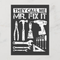 Sie nennen mich Mr Fix It Funny Handyman Vater Vat
