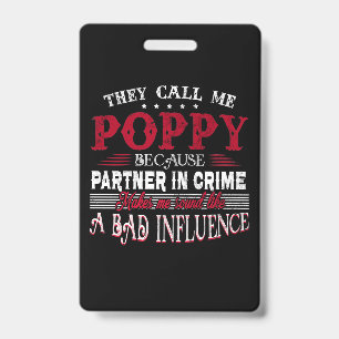 Sie nennen mich Poppy, weil Partner In Crime macht Ausweis