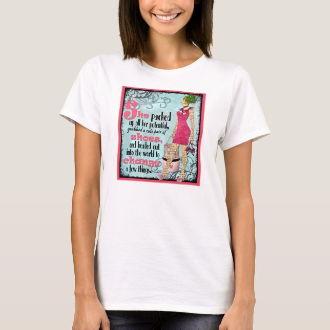 Sie packte ihr Potenzial T-Shirt (Vorderseite)