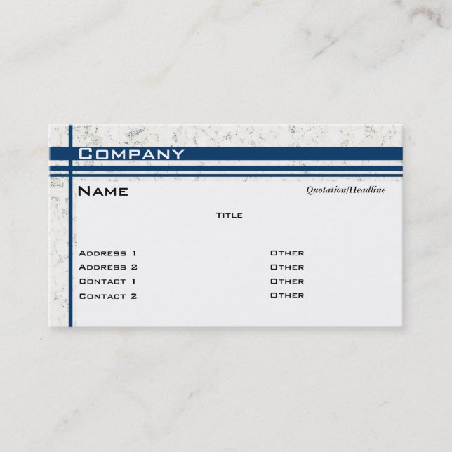 Sie passen die Farbe-Lite-Kies-Kante an Visitenkarte (Vorderseite)