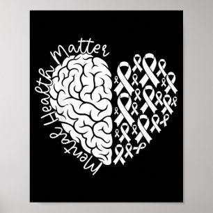 Sie psychische Gesundheit Awareness Inspirations-S Poster
