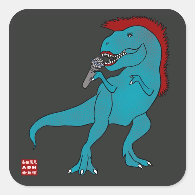 Sie Rex Singer Stickers (Vorderseite)