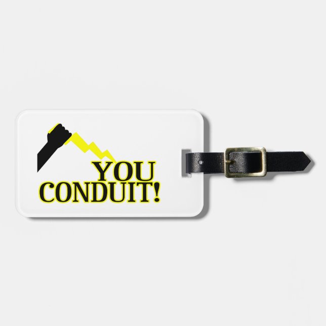 Sie Rohr Gepäckanhänger (Vorderseite horizontal)