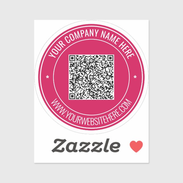 Sie rQR-Code und benutzerdefinierten Text-Aufklebe Aufkleber (Blatt)