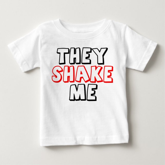 Sie rütteln mich baby t-shirt (Vorderseite)