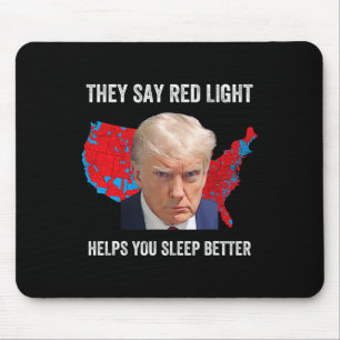 Sie sagen, dass Red Light dir hilft, besser zu sch Mousepad