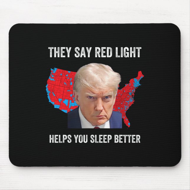 Sie sagen, dass Red Light dir hilft, besser zu sch Mousepad (Vorne)