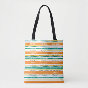 SIE SAGEN GOD SAYS Hope Scritures, Monogram & Name Tasche