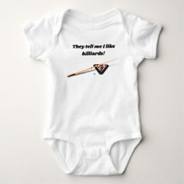 Sie sagen mir, dass ich gerne Billiards Baby Bodys Baby Strampler