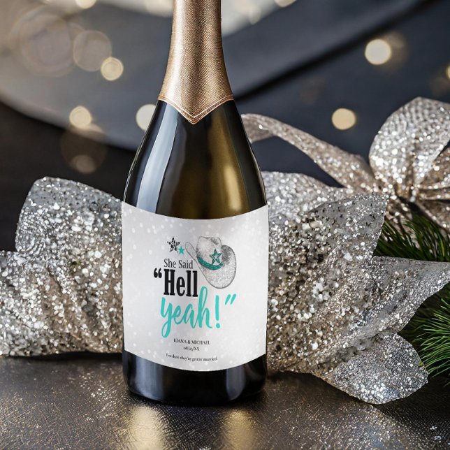 Sie sagte "Hell Yeah" Aquamarin Sparkling Wine ID9 (Von Creator hochgeladen)