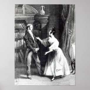 Sie sagte ihm, was dann Darcy freiwillig hatte Poster