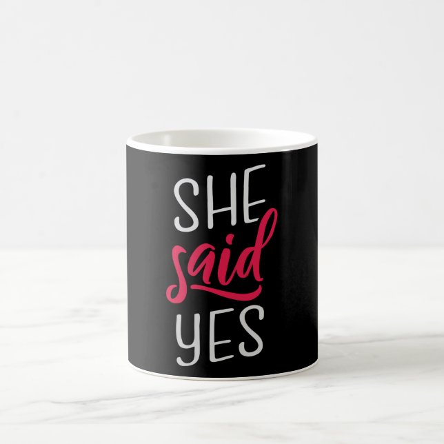 Sie sagte ja kaffeetasse (Mittel)