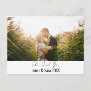 Sie sagte ja postkarte